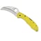 Spyderco 2024 Spyderco Tasman Salt 2 Lightweight Yellow H1 Plain SPY-C106PYL2 - alternate 2